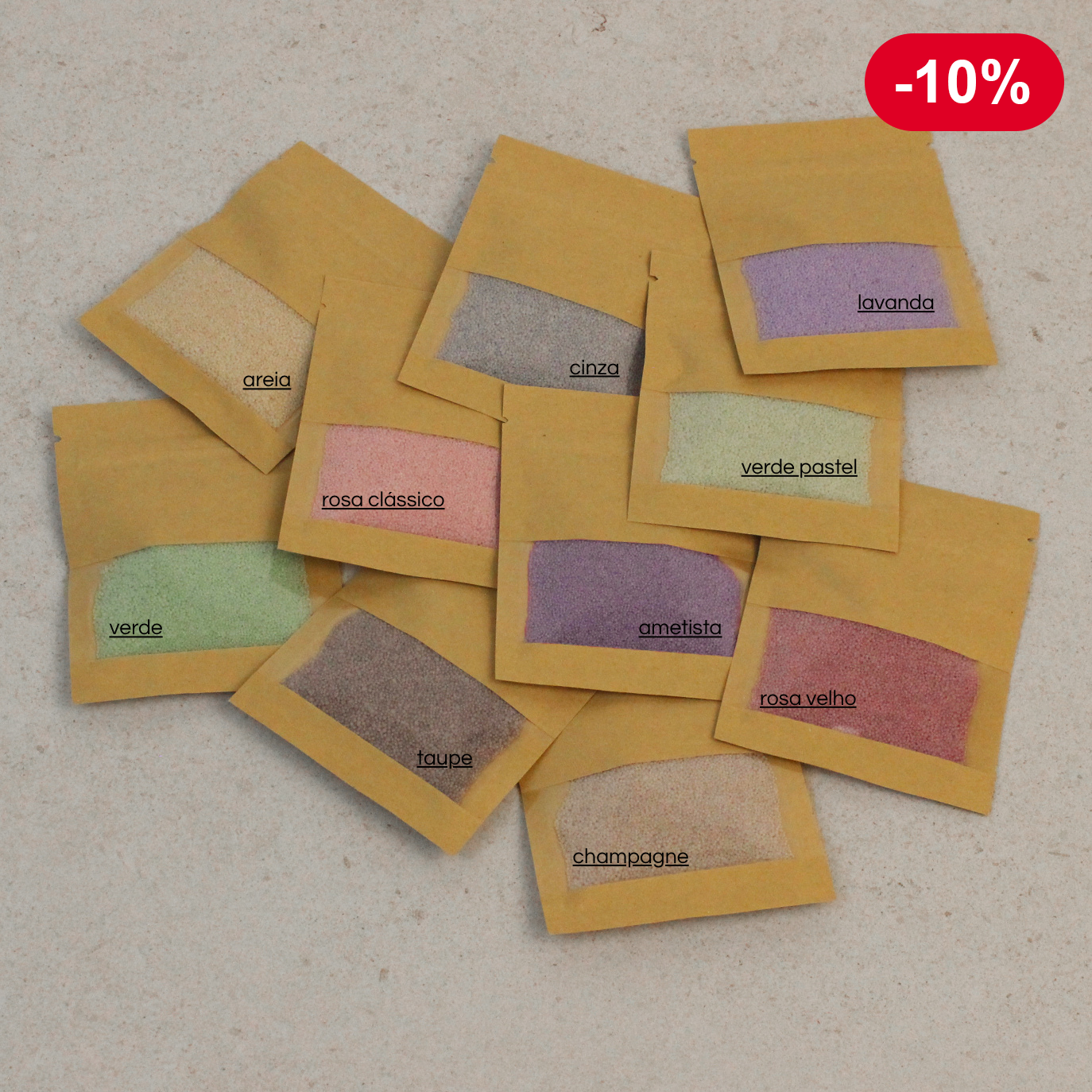 COLOR AMOSTRAS - Amostra de Vela Colorida