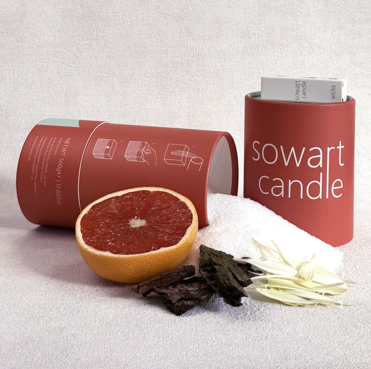 SOWART MIRANDA - Vela Perfumada, 500gr