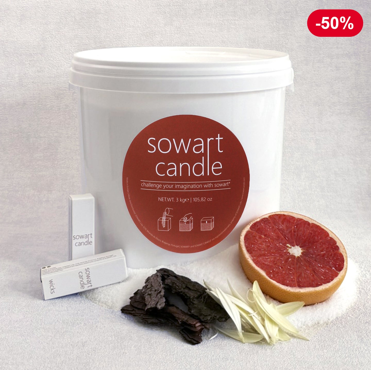 SOWART MIRANDA - Vela Perfumada, 3kg