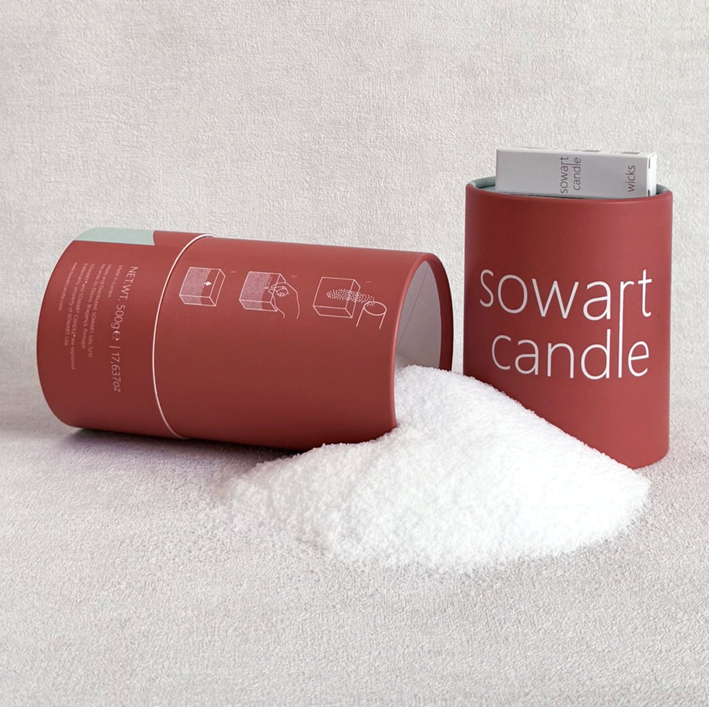 SOWART NATURAL - Vela Natural, 500gr